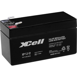 XCell XP1.212 XCEXP1.212 olověný akumulátor 12 V 1.2 Ah olověný se skelným rounem (š x v x h) 97 x 52 x 44 mm plochý konektor 4,8 mm bezúdržbové, VDS certifikace