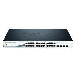 D-Link  DGS-1210-28P/E  DGS-1210-28P/E  síťový switch RJ45/SFP  24 + 4 porty  56 GBit/s  funkce PoE