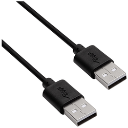 Akyga USB kabel USB-A zástrčka, USB-A zástrčka 1.8 m černá AK-USB-11