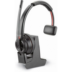 Plantronics Savi W8210-M USB monaural telefon Sluchátka On Ear Bluetooth®, DECT mono černá Potlačení hluku Vypnutí zvuku mikrofonu