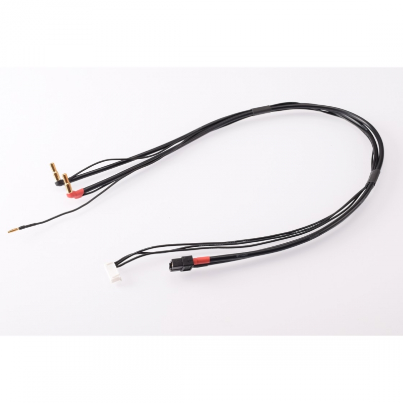 2S černý nabíjecí kabel G4/G5 - krátký 600mm - (XT60, 7-pin XH) RUDDOG