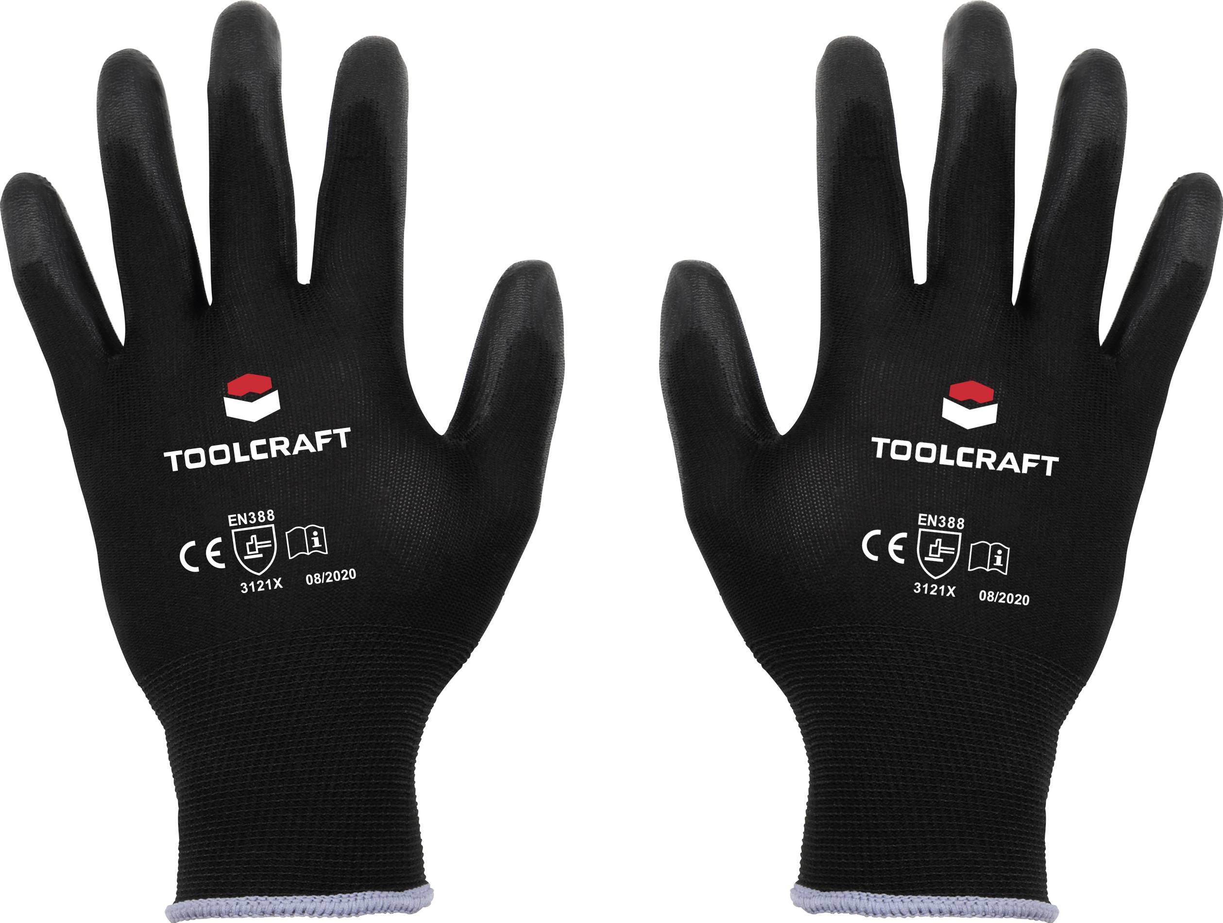 Pracovní rukavice TOOLCRAFT TO-5621478, velikost rukavic: 7