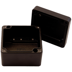 Reltech EfaBox 128-000-356 univerzální pouzdro 75 x 80 x 57  hliník práškově lakováno černá 1 ks