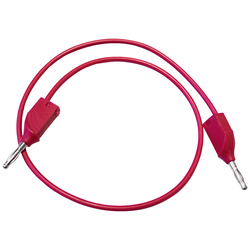 Mueller Electric BU-2929-M-10-2 měřicí kabel [banánková zástrčka 4 mm - banánková zástrčka 4 mm ] 0.25 m, červená, 1 ks