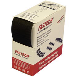 FASTECH® B50-SK-H-999905 pásek se suchým zipem zalepení hotmelt  háčková část (d x š) 5 m x 50 mm černá 5 m