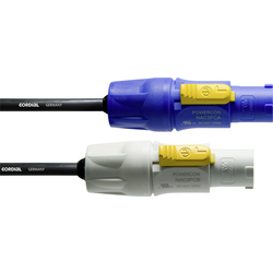 Cordial CFCA 1,5 FCB napájecí kabel [1x zástrčka PowerCon - 1x zástrčka PowerCon] 1.50 m modrá, bílá