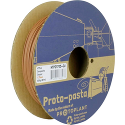 Proto-Pasta HTPC1705-CU Copper-filled Metal HTPLA vlákno pro 3D tiskárny PLA plast  1.75 mm 500 g měděná  1 ks