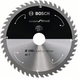 Bosch Accessories 2608837710 tvrdokovový pilový kotouč 190 x 30 mm Počet zubů (na palec): 48 1 ks