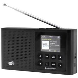 soundmaster DAB165SW kapesní rádio DAB+, FM   s akumulátorem černá