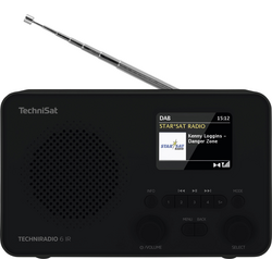 TechniSat TECHNIRADIO 6 IR internetové stolní rádio internetové, DAB+, FM Bluetooth, Wi-Fi, internetové rádio funkce alarmu černá