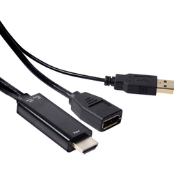 club3D CAC-2330 HDMI adaptér [1x HDMI zástrčka - 1x zásuvka DisplayPort] černá