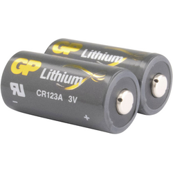 GP Batteries CR123A fotobaterie CR-123A lithiová 1400 mAh 3 V 2 ks