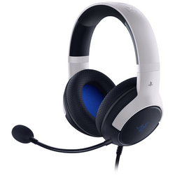 RAZER Kaira X - PlayStation Gaming Sluchátka Over Ear kabelová stereo bílá  headset, regulace hlasitosti