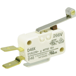 ZF D489-V3RD mikrospínač D489-V3RD 250 V/AC 21 A 1x zap/(zap)  bez aretace 1 ks