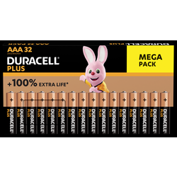 Duracell Plus-AAA BP32 mikrotužková baterie AAA alkalicko-manganová  1.5 V 32 ks