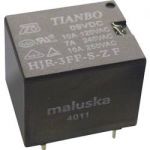 Miniaturní relé Tianbo Electronics HJR-3FF-24VDC-S-ZF, 15 A , 30 V/DC/ 250 V/AC , 2770 VA/ 240 W