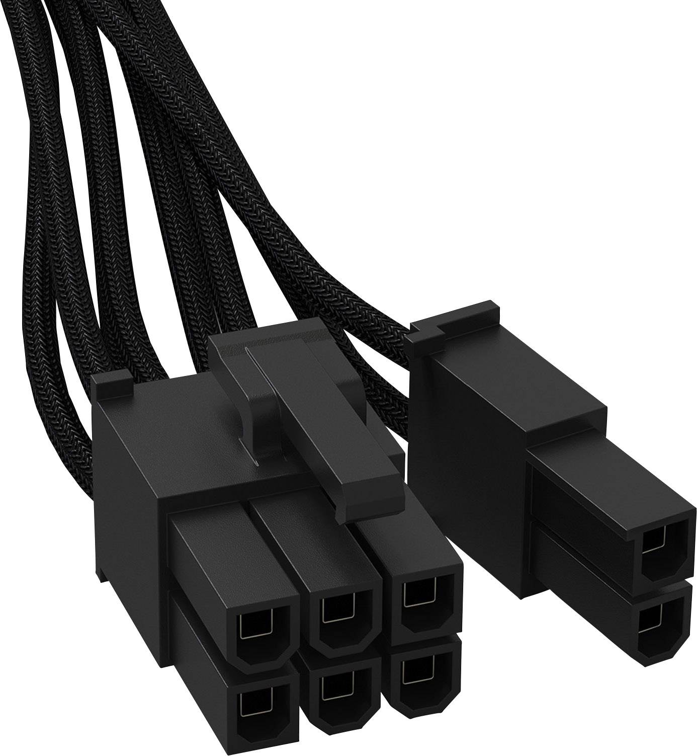 BeQuiet PC, napájecí kabel [1x ATX zástrčka 8pólová (6+2) - 1x 12pinová zástrčka (síťový adaptér)] 0.60 m černá