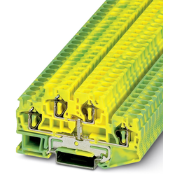Phoenix Contact STTB 4-PE 3036039 řadová svorka průchodky Pólů: 4 0.08 mm² 4 mm² zelená, žlutá 50 ks