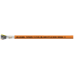 Helukabel TOPSERV® 113 servo kabel 4 G 2.50 mm² + 2 x 0.50 mm² oranžová 707230 500 m