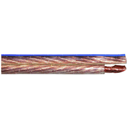 Faber Kabel 031763 reproduktorový kabel YFAZ 2 x 2.50 mm² zelená, transparentní metrové zboží