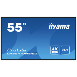 Iiyama ProLite LH5541UHS-B2 displej Digital Signage Energetická třída (EEK2021): G (A - G) 139 cm 54.6 palec 3840 x 2160 Pixel 24/7