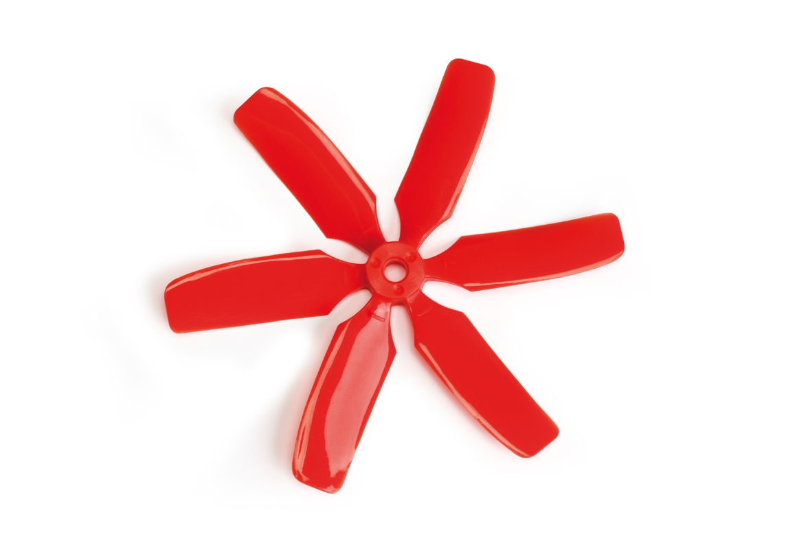 Vrtule 4046 6-listá, červená, 1 sada - CW GRAUPNER Modellbau