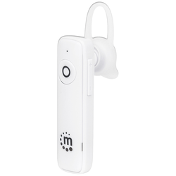 Manhattan 179621 mobil In Ear Headset Bluetooth® mono bílá regulace hlasitosti