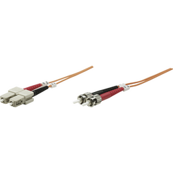 Intellinet 470131 optické vlákno optické vlákno kabel [1x ST zástrčka - 1x zástrčka SC] 50/125 µ Multimode OM2 5.00 m