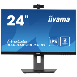 Iiyama PROLITE XUB2490HSUC-B5 LED monitor 60.5 cm (23.8 palec) Energetická třída (EEK2021) E (A - G) 1920 x 1080 Pixel Full HD 4 ms VGA, HDMI™, DisplayPort, USB, na sluchátka (jack 3,5 mm) IPS LED