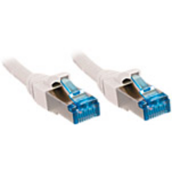 LINDY 47196 RJ45 síťové kabely, propojovací kabely CAT 6A S/FTP 5.00 m bílá  1 ks