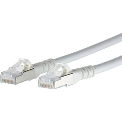 Metz Connect 1308457088-E RJ45 síťové kabely, propojovací kabely CAT 6A S/FTP 7.00 m bílá s ochranou 1 ks