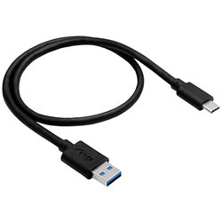 Akyga USB kabel USB-A zástrčka, USB-C ® zástrčka 1.0 m černá AK-USB-15