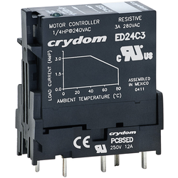 Crydom polovodičové relé ED24D3 3 A Spínací napětí (max.): 280 V/AC spínání při nulovém napětí 1 ks