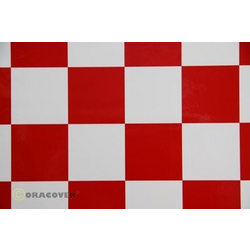 Oracover 491-010-023-002 nažehlovací fólie Fun 5 (d x š) 2 m x 60 cm bílá, červená