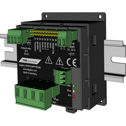 TDE Instruments Digalox DPM72-MPPV-RS485-DIN digitální měřič na DIN lištu