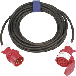 SIROX 362.410 napájecí prodlužovací kabel  16 A černá 10.00 m