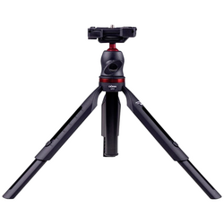DÖRR Selfie Gipsy mini stativ 1/4palcové min./max.výška=22 - 68 cm černá/červená kulová hlava