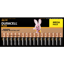 Duracell Plus-AA BP32 tužková baterie AA alkalicko-manganová  1.5 V 32 ks