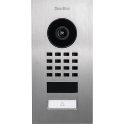 DoorBird  D1101V Unterputz    domovní IP/video telefon  Wi-Fi, LAN  venkovní jednotka    Nerezová ocel V2A (s práškovým nástřikem)