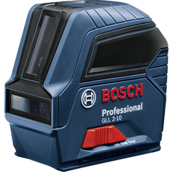Bosch Professional GLL 2-10 křížová laserová vodováha samonivelační, vč. tašky dosah (max.): 10 m