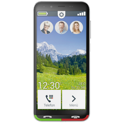 Emporia SUPEREASY smartphone pro seniory 32 GB 12.6 cm (4.95 palec) černá/stříbrná Android™ 10