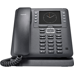 Gigaset Maxwell 3 šňůrový telefon, VoIP handsfree, konektor na sluchátka barevný TFT/LCD černá