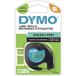 DYMO LT páska do štítkovače   Barva pásky: zelená Barva písma: černá 12 mm 4 m S0721640