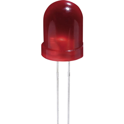 Kingbright JUMBO-LED ROT 8MM LED s vývody  červená kulatý 8 mm 3 mcd 60 ° 20 mA 2 V