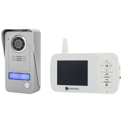 Smartwares      domovní video telefon  bezdrátový  kompletní sada  pro 1 rodinu  šedá, stříbrná