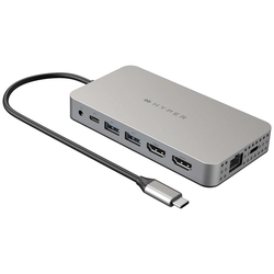 Targus USB-C® dokovací stanice Dual 4K HDMI 10-in-1 USB-C Hub Vhodné pro značky (dokovací stanice pro notebook): Apple, univerzální napájení USB-C®,