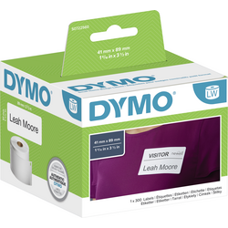 DYMO etikety v roli  11356 S0722560 89 x 41 mm papír bílá 300 ks přemístitelné Typové štítky