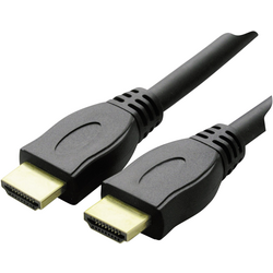 Schwaiger HDMI kabel Zástrčka HDMI-A, Zástrčka HDMI-A 1.30 m černá HDM0130053 pozlacené kontakty, Ultra HD (4K) HDMI HDMI kabel