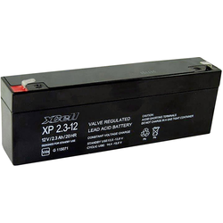 XCell XP2.112 XCEXP2.312 olověný akumulátor 12 V 2.3 Ah olověný se skelným rounem (š x v x h) 178 x 66 x 35 mm plochý konektor 4,8 mm bezúdržbové, VDS certifikace