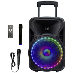 N-Gear Portable Trolley bluetooth speaker 300w karaoke vybavení